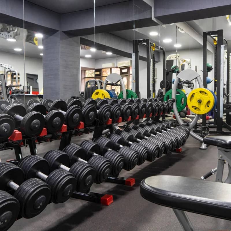 Completed commercial gym