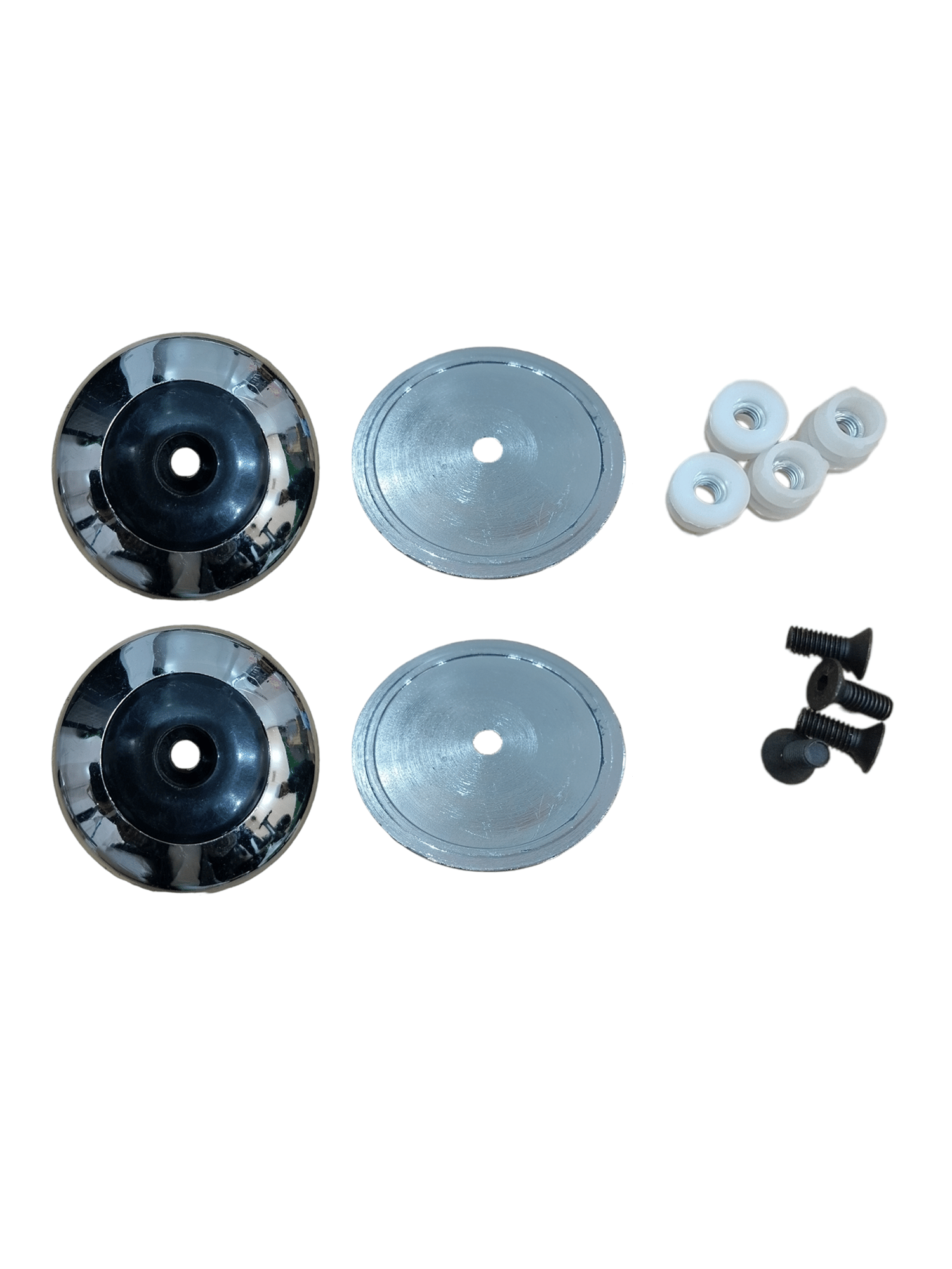 Foam Roller Caps Black & Silver Abs - Image 3