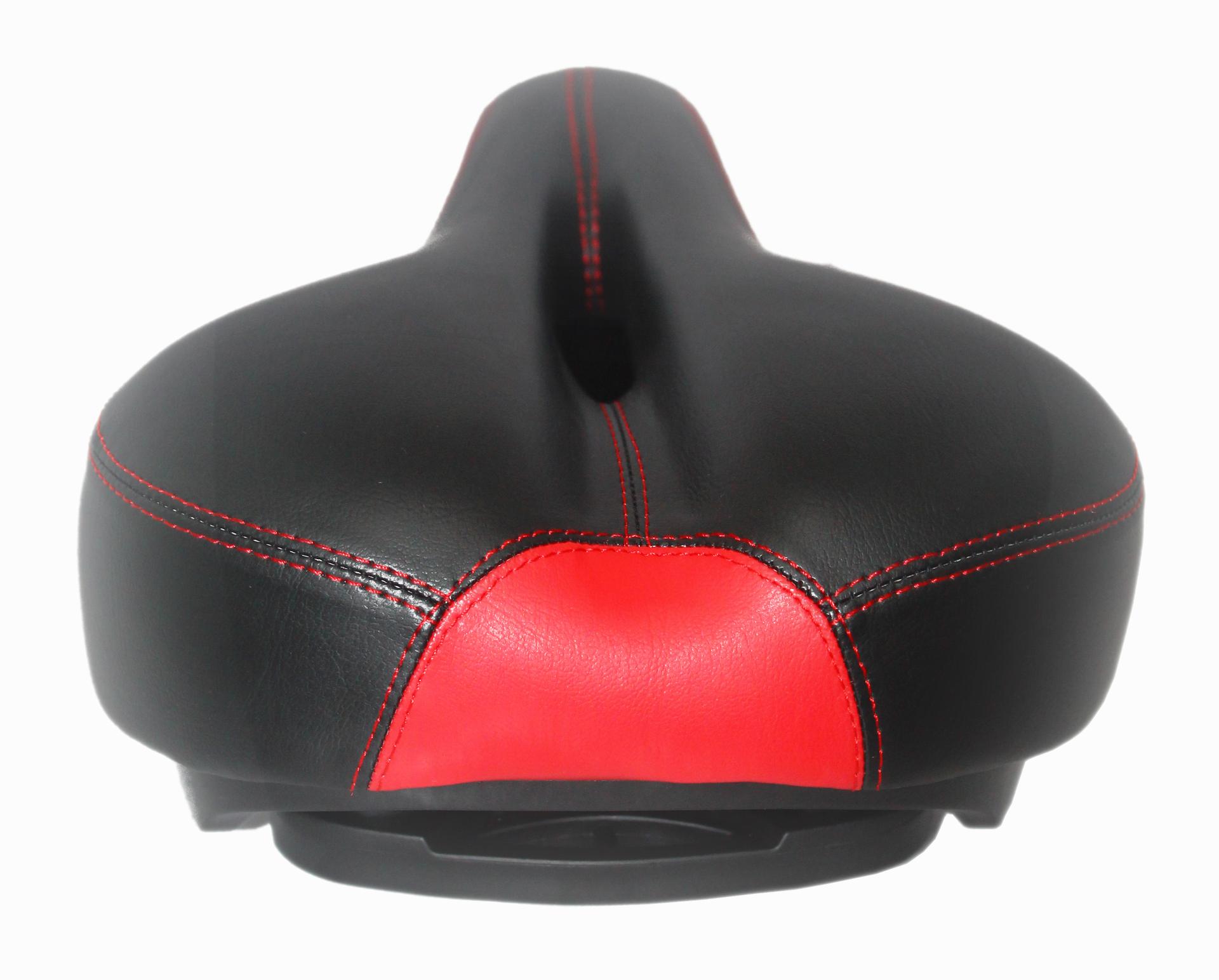 Spin Bike Seat Red Black - Image 3