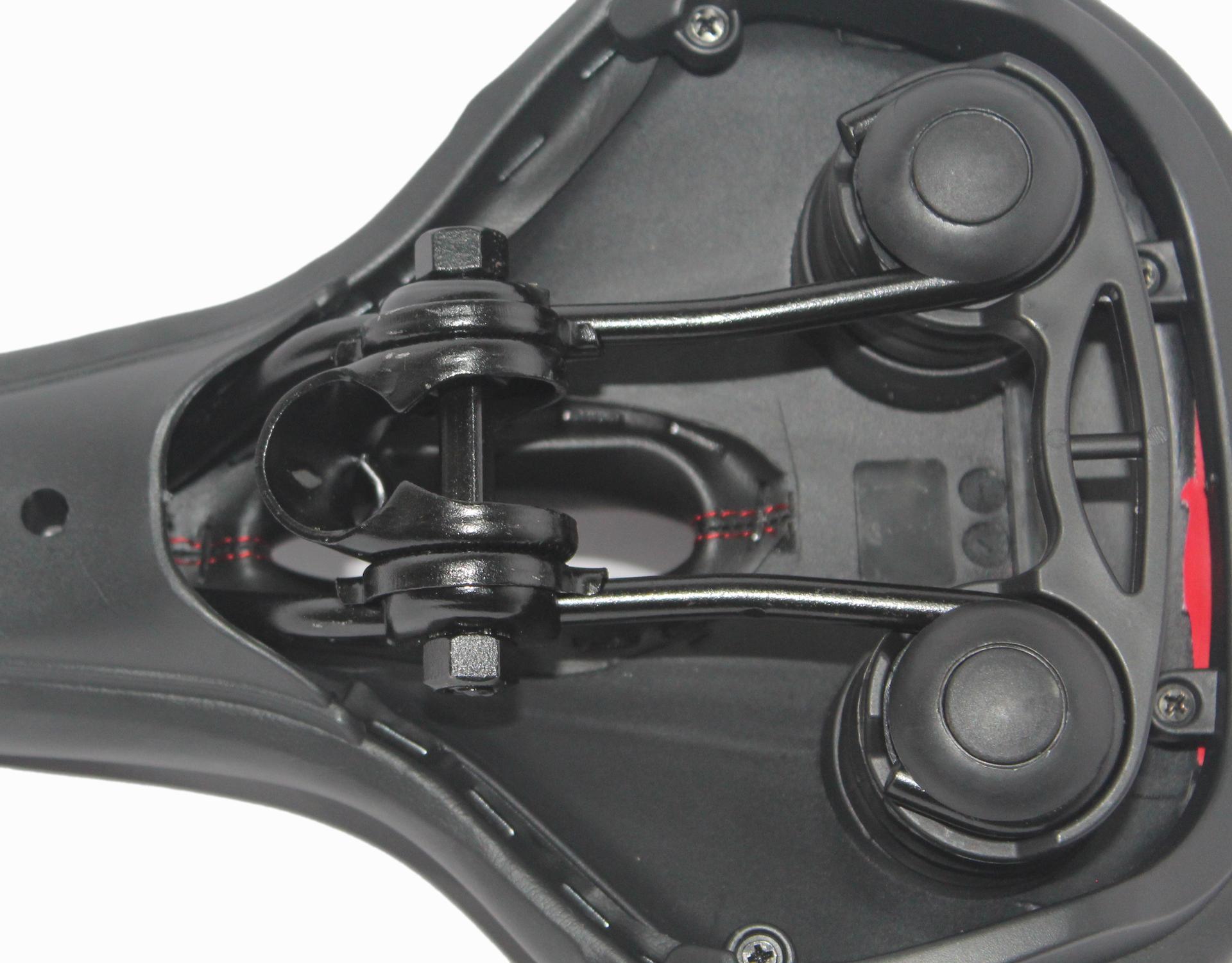 Spin Bike Seat Red Black - Image 5
