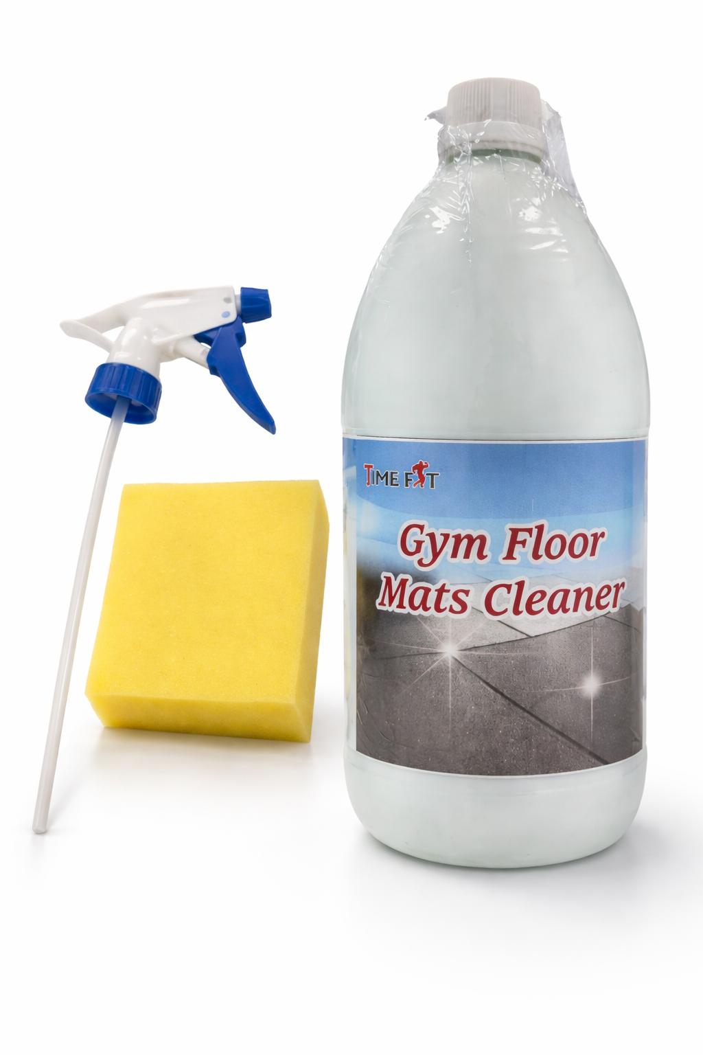 Gym Floor Mats Cleaner | Liquid For Rubber Eva Pvc Flooring | Removes Sweat Dirt Odour | Restores Clean Finish | Safe Non Toxic Formula For Home, Commercial, Gym & Hygiene Care | 1 Litre Pack