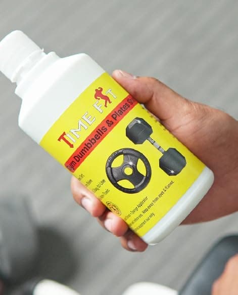 Gym Dumbbells Plates Shiner | Liquid Cleaner For Rubber Metal Weights | Restores Shine Removes Dirt | Safe & Non-Toxic Formula For Home Commercial Gym Equipment Care -500 Ml Pack