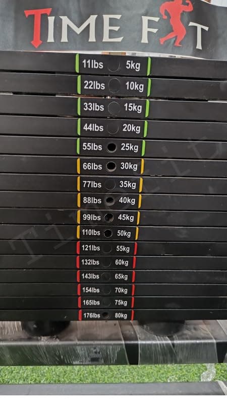 Gym Weight Stack Number Stickers | Kg Lbs Load Marking Labels For Cable Machines | High Contrast Durable Vinyl Decals For Home Commercial Fitness Equipment | Pack Of 2 - Image 2